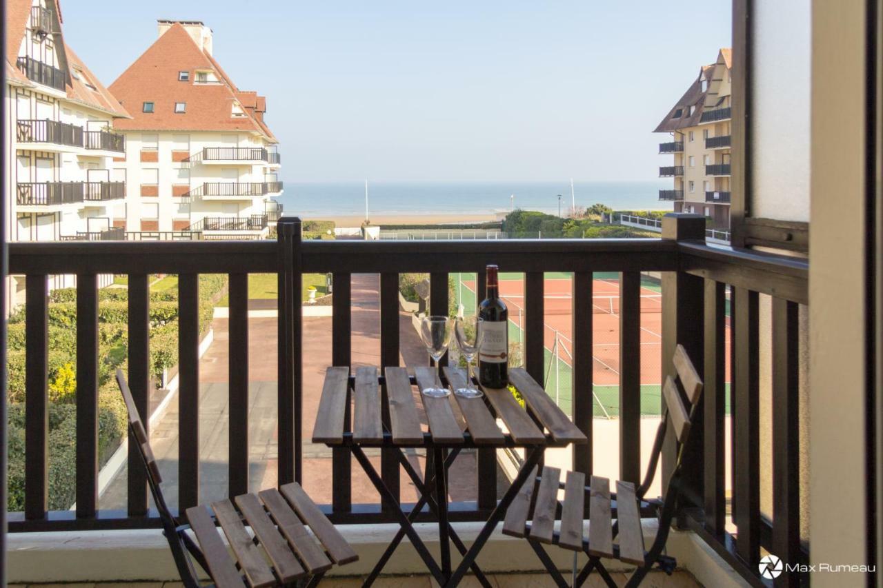 Studio Moderne Acces Plage, Piscine Et Tennis Cabourg Exterior foto